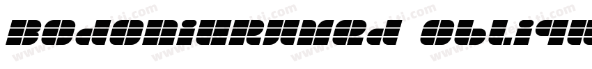 BodoniURWMed Oblique字体转换